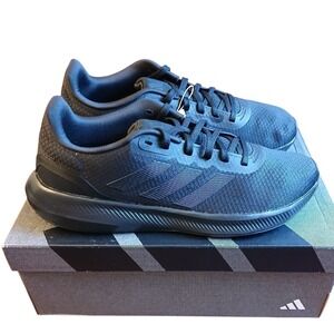 Adidas Runfalcon 3.0 Mens Running Shoes Triple Black HP7544 Size 8.5 NEW